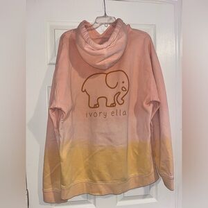 Ivory Ella Women's Ombré Hooded Sweatshirt